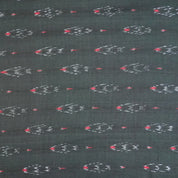 Dark Green Ikkat Cotton