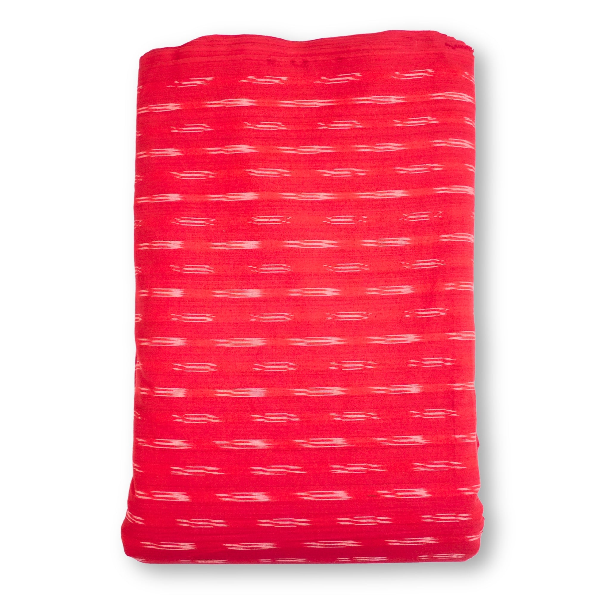 Red Ikkat Cotton