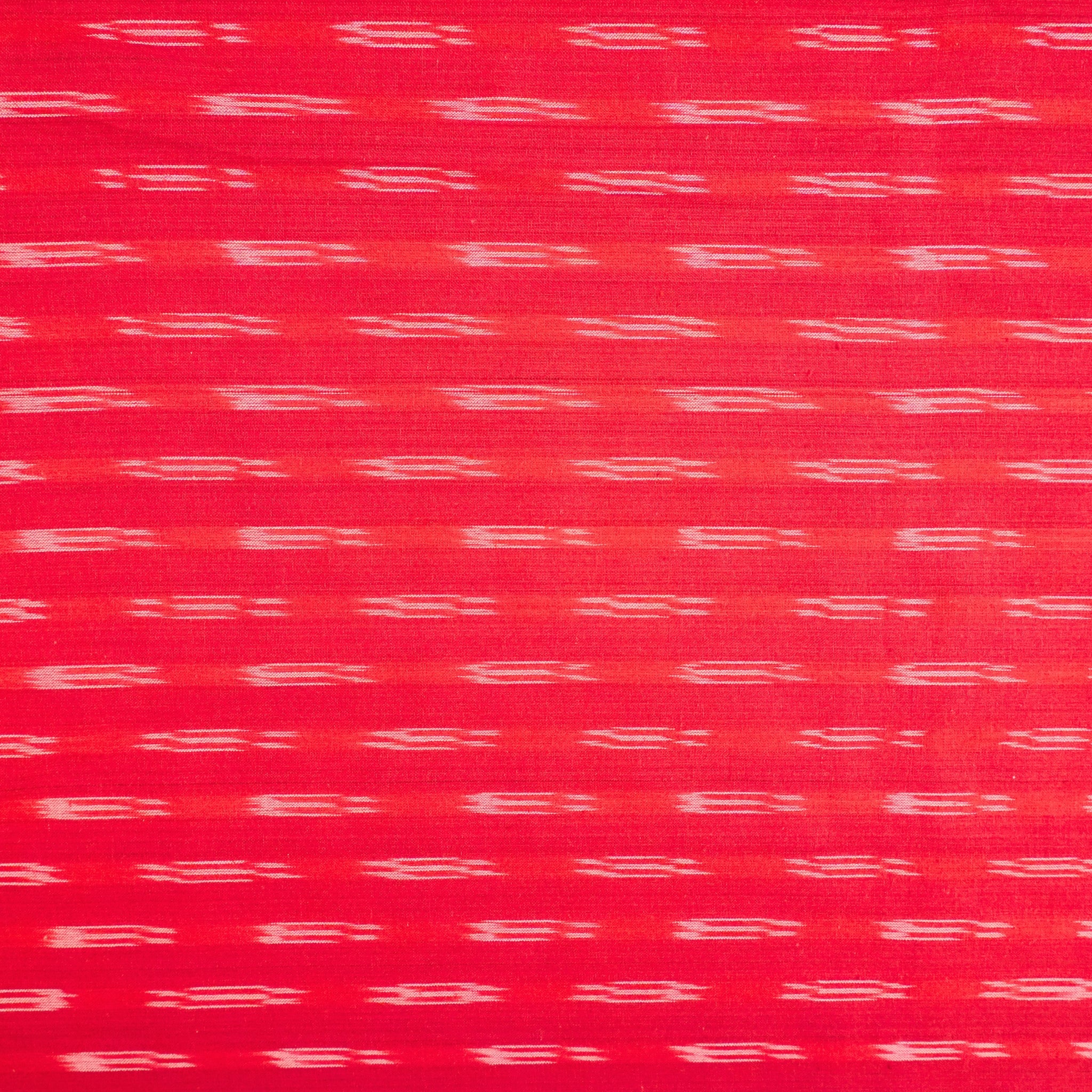 Red Ikkat Cotton