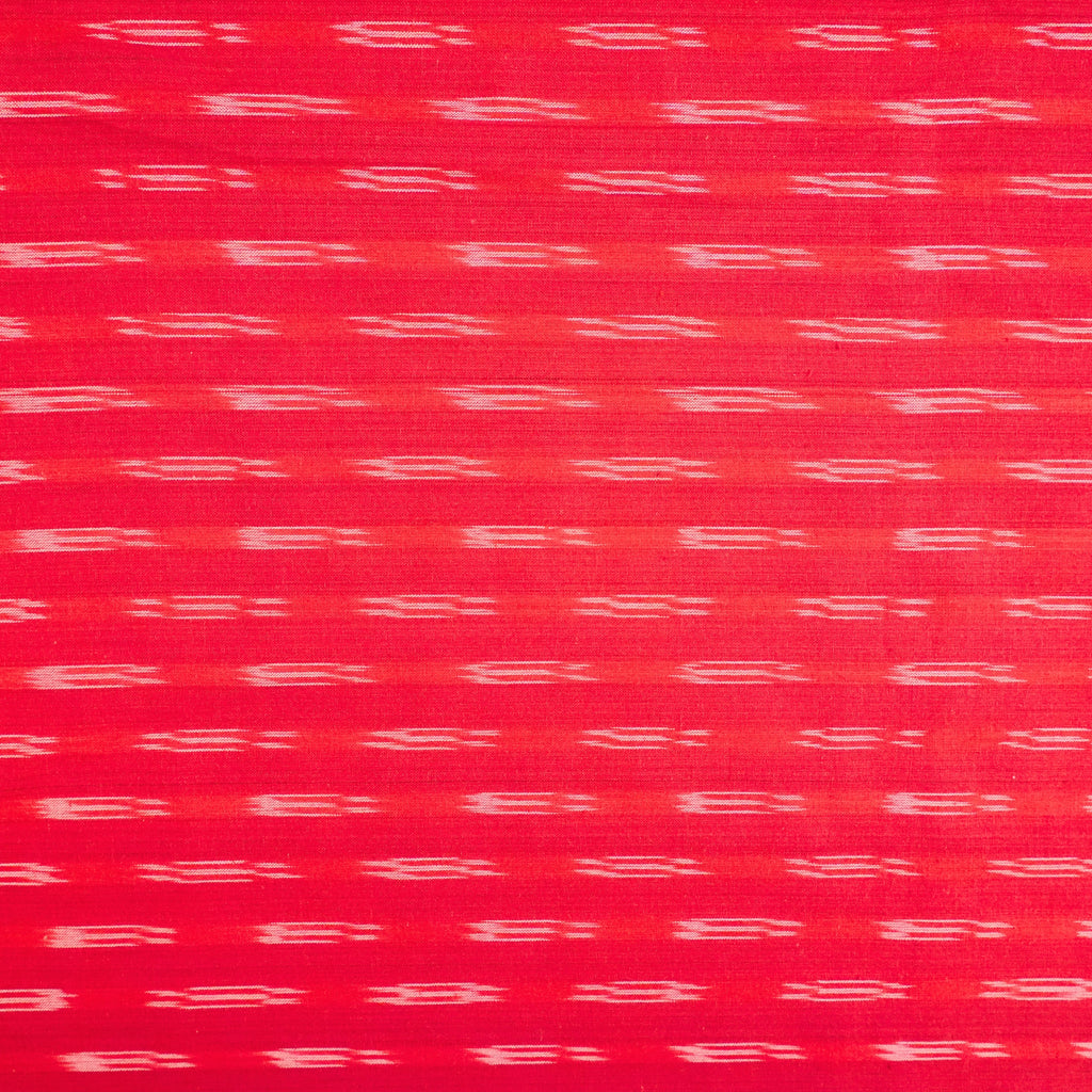 Red Ikkat Cotton