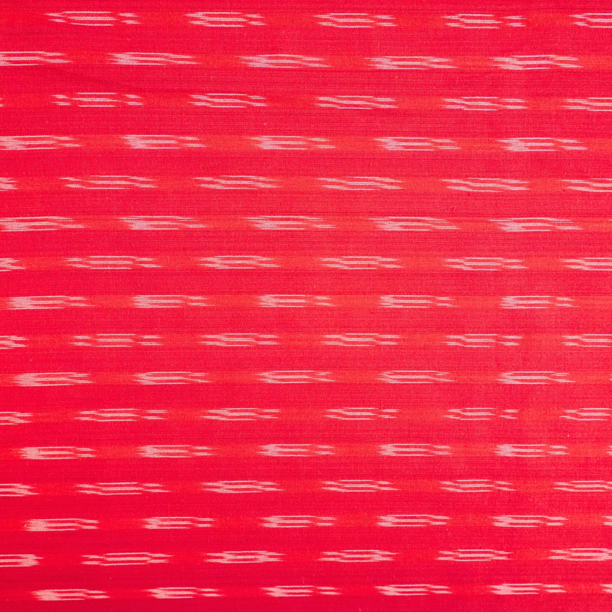 Red Ikkat Cotton