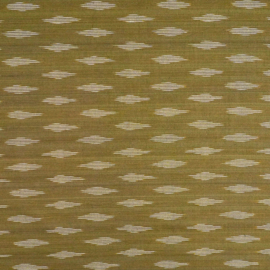 Olive Green Ikkat Cotton