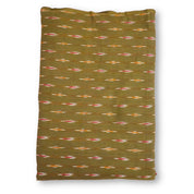 Olive Green Ikkat Cotton