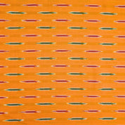 Orange Ikkat Cotton