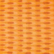 Orange Ikkat Cotton