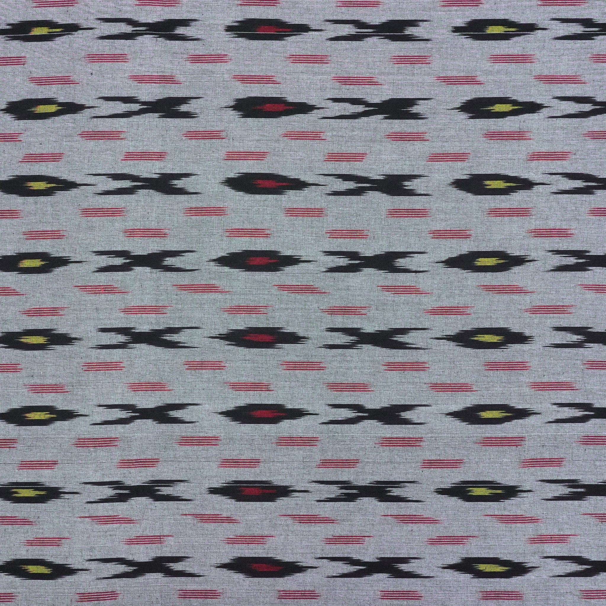 Grey Ikkat Cotton