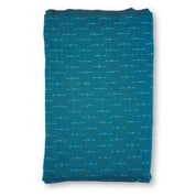 Peacock Blue Ikkat Cotton