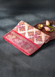 Multi Color Chanderi Saree