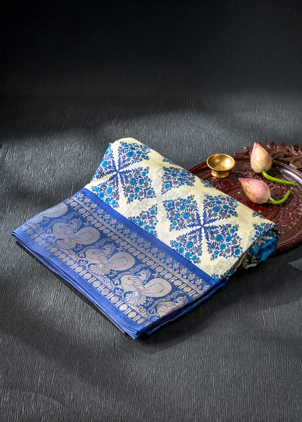 Multi Color Chanderi Saree