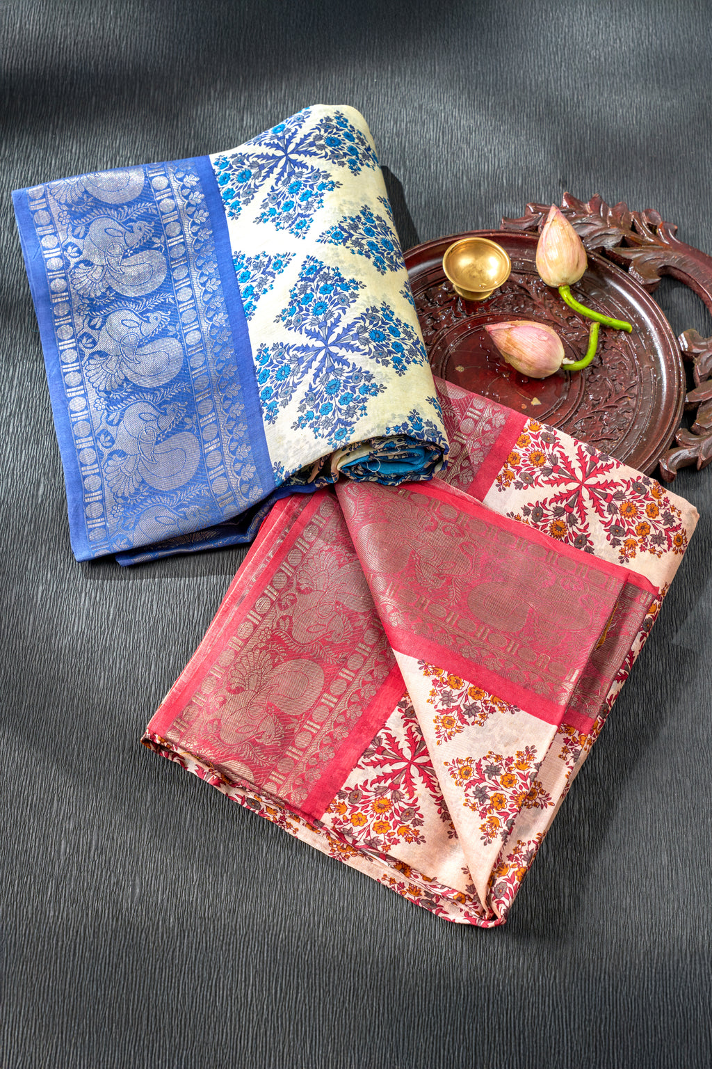 Multi Color Chanderi Saree