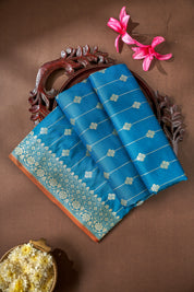 Multi Color Banarasi Silk Saree