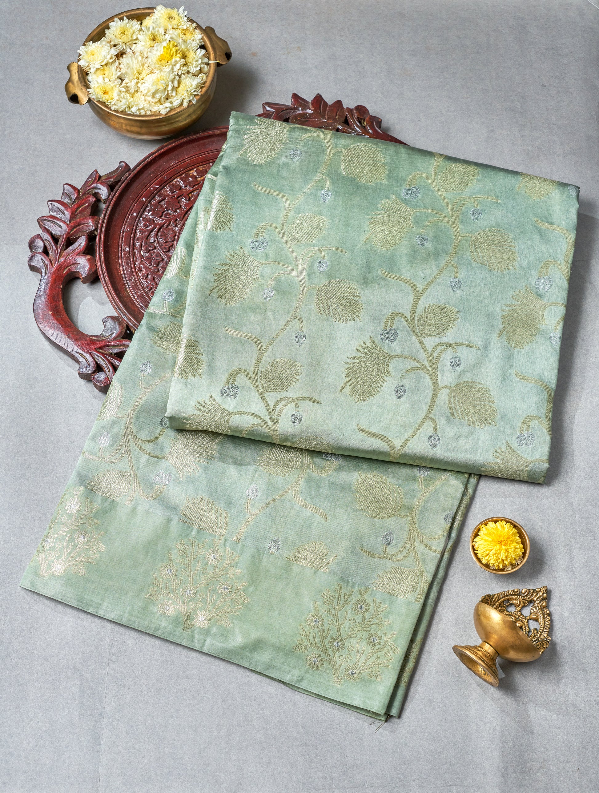 Multi Color Chanderi Saree