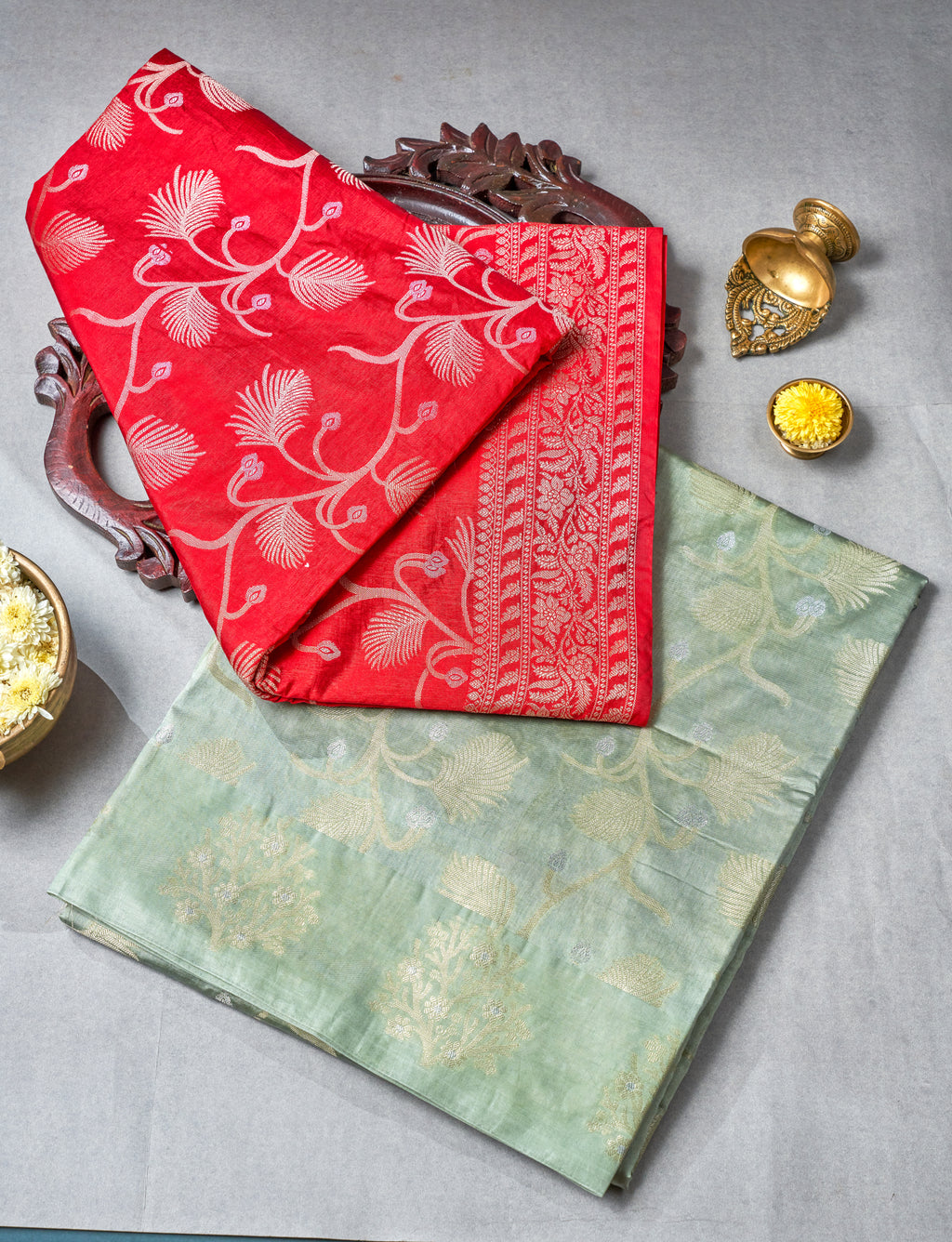 Multi Color Chanderi Saree