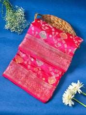 Multi Color Banarasi Silk Saree