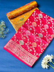 Multi Color Banarasi Silk Saree
