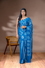 Blue Silk Saree